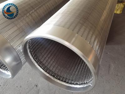 China Ss 304 316 V Wire Johnson Screen Pipe Wrapped Slotted For Filtration for sale