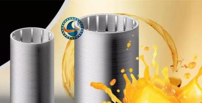 Chine acier inoxydable Vee Wire Filter Screen Customised de 89mm pour le liquide à vendre