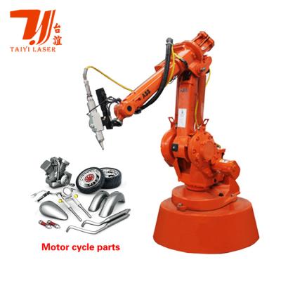 China Stainless Steel Pillow Plate Fiber Laser Welding Machine KUKA Automatic Robot Arm for sale