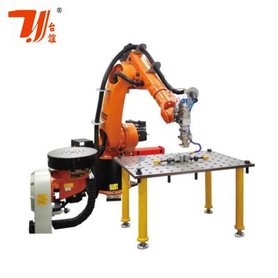 China Automatic Robot Fiber Laser Welding Equipment For Stainless Steel Pillow Plate for sale