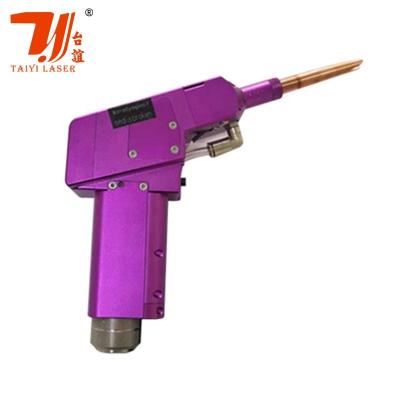 China 2000w Handheld Laser Welding Gun Double Wobble Welding Head High Accuracy Te koop