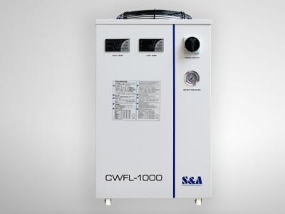 China Máquina de doble temperatura del refrigerador de agua con 4200W que se refresca para el grabador del laser de la fibra en venta