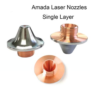 China Amada Nozzle Laser Cutting Parts Single Layer Chroming Accessories For CNC Laser Cutter for sale