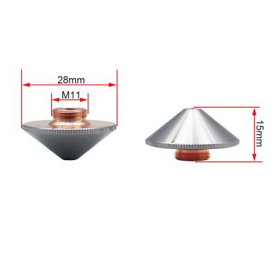 Китай Прочный лазер сопла режа части определяет калибр 0,8 до 4,0 двойного слоя для приставного резака лазера волокна продается