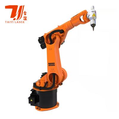 China IP54 Kuka Robot Arm 6 Axis IPG Fiber Laser Cutting Machine for sale