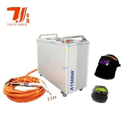 China 60KG Portable Mini Air Cooling 1000W 1500W GW Handheld Laser Welding Machine for sale