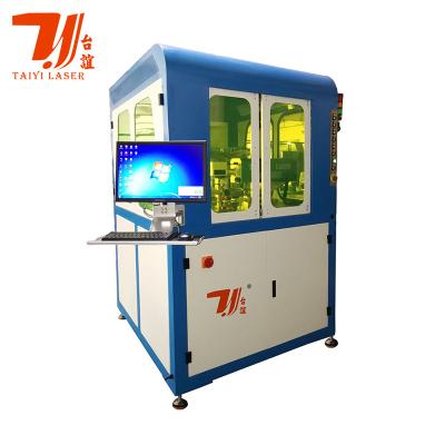 China Red Wine Cork Wood Bottle Cap Plug Stoppers Automatic CO2 Laser Marking Machine Laser Engraving Machine for sale