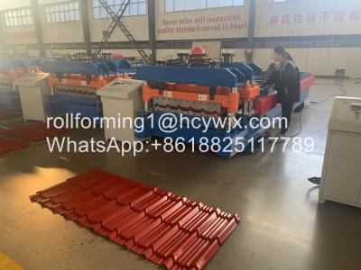 China Line 3PH Glazed Tile Making Machine Production For Step Tiles Roofing Sheet for sale