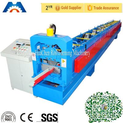 China Stahl-/Aluminium-/Kupfer-mobile nahtlose Gossen-Maschine für Regenwasser-Gossen-Profile zu verkaufen