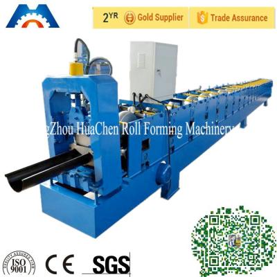 China Galvanized Metal Water Tube /Pipe/Gutter Roll Forming Machine 10m/min with CE for sale