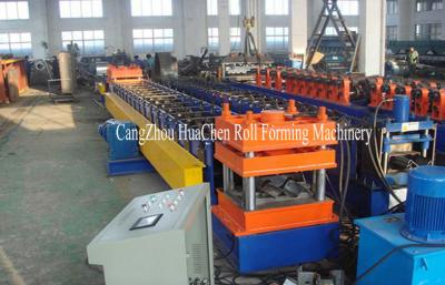 China Gear Box Drive Guardrail Roll Forming Machine PLC Control for sale