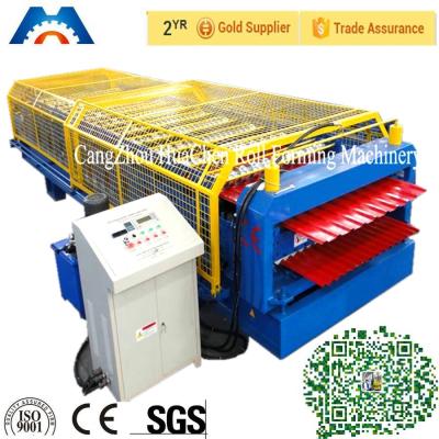 China Roof Tile Sheet Roll Forming Machine 380V 50Hz 3 Phases 10/12 Rows for sale