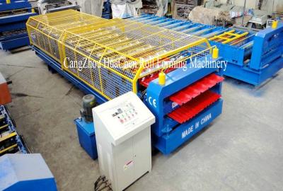 China Double Roll Former Double Layer Roll Forming Machine Manual Hydraulic Decoiler for sale