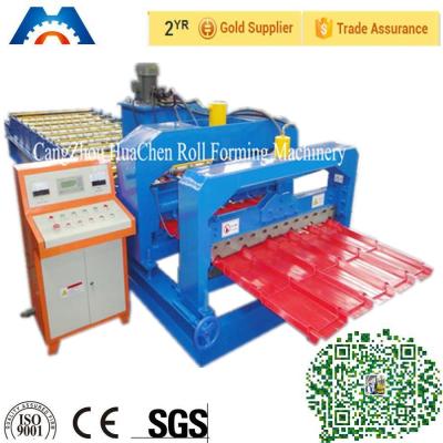 China Cr 12 Rollers Step Tile Cold Roll Forming Machine 380V 50Hz 3 Phases for sale