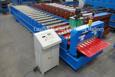 China Mitsubishi PLC Metal Wall Panel Roll Forming Machine Yield Strength 550Mpa for sale