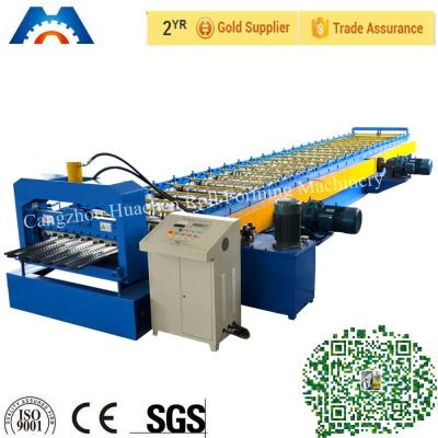 China High Strength Steel Floor Deck Roll Forming Machine with 45 forge Steel for sale