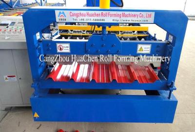 China Trapezoid Roofing Sheet Roll Forming Machine 12 month warranty for sale