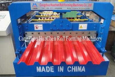 China Toching Screen Roofing Sheet Making Machine Aluminium Roll Forming Machine 5.5Kw for sale