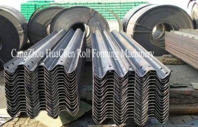 China PLC Guard Rail Roll Forming Machine With GCR15 Bearing Steel For Highways for sale