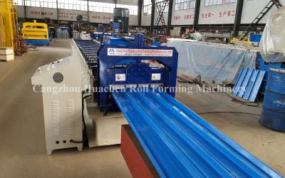 China 8-12m / Min Speed Roofing Sheet Roll Forming Machine 7.5kw 380v 50hz for sale