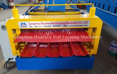 China PLC Frequency Control Double Layer Roll Forming Machine , Roofing Sheet Roll Forming Lines Automatic for sale
