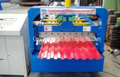 China 18 Groups Forming Roller Shutter Door Roll Forming Machine For Window / Door Frame for sale