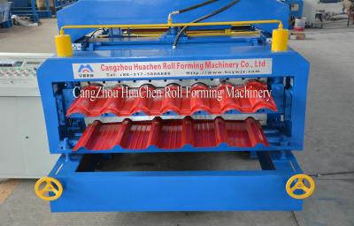 China Corrugated Iron cold roll forming equipment , Concrete Roof Tile making Machine for sale