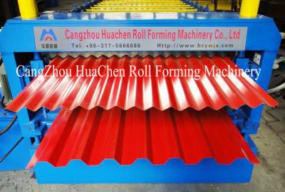 China IBR / Corrugated Sheet Metal Roll Forming Machines Thickness 0.3mm-0.8mm for sale