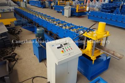 China Steel Security Door Frame Roll Forming Machine with 14 Steps , 85 mm Effective Width for sale