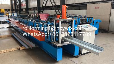 China Z Channel Purlin Interchangeable Steel Roll Forming Machine High Speed for sale