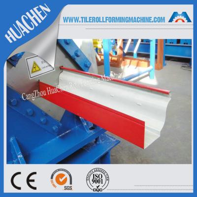 China Hydraulic gutter roll forming machine , ISO Steel rollform equipment Customization color for sale