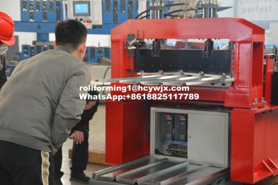 China Automatic Galvanized Floor Deck Roll Forming Machine 11+11+7.5KW for sale