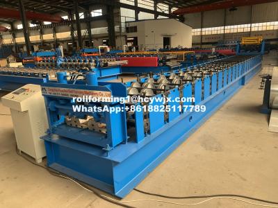 China 1mm CE Steel Deck Roll Forming Machine , Cold Roll Forming Equipment 850mm for sale