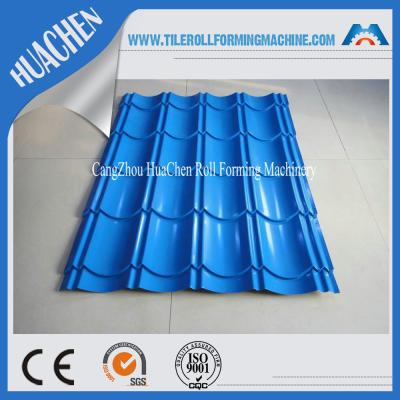 China Color Steel Glazed Tile Roll Forming Machine / Roof Wall Cladding Roll Former Machine for sale