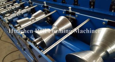 China Plc Control 50hz Ridge Cap Sheet Metal Roll Former Machine With High Speed for sale