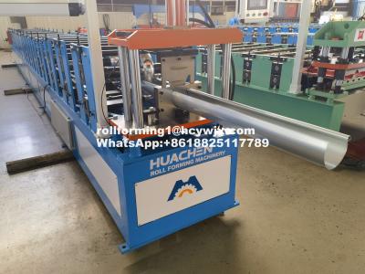 Chine Gouttière en aluminium de tuyau de descente et petit pain de tuile de toit formant la machine entièrement automatiquement à vendre