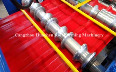 China Iron Sheet Roll Forming Line , Corrugated Double Liner Metal Roof Tile Making Machine for sale