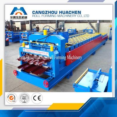 China Aluminium Cold Roof Sheet Double Layer Roll Forming Machine 8-10 M/Min Working Speed for sale