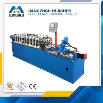 China U Channel Keel Roll Forming Machine Chain Transmission System Hydraulic Cutting for sale