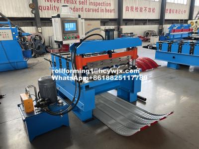 China 760 Roof Sheet Crimping Machine Curve Edge Banding for sale