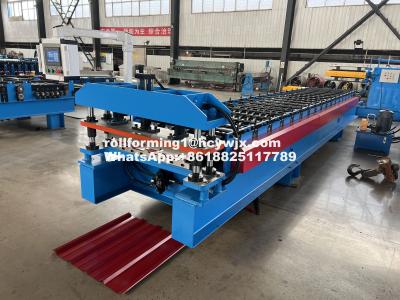 China 914mm Aluminium Roofing Sheet Making Machine PLC Control for sale