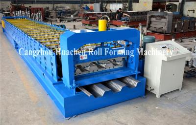 China Stahlplattform, welche die Maschine galvanisierte Boden Decking-Rolle bildet Maschinen-Dach-Blatt-Bodenfliese bildet zu verkaufen