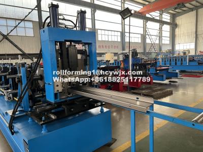 China 1 Year Plc Control Cz Purlin Roll Forming Machine For 3mm Thickness for sale