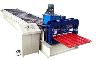 China PPGi GI Metal Roofing Sheet Roll Forming Machine Double Layer 45# Steel Roller for sale