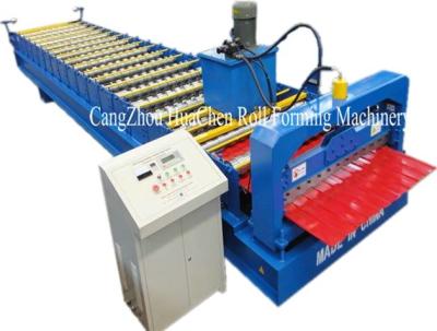 China Hi Rib Trapezoidal Wall Panel Roll Forming Machine , roof sheet forming machine for sale