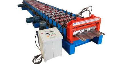 China Long Life Precise Steel Floor Deck Roll Forming Machine with CE for sale