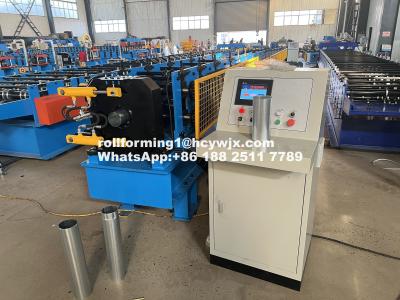 China Professional Downpipe Roll Forming Machine with 11.8mx0.78mx1.2m Machine Dimension for sale