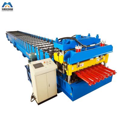 China Andalucia Profile Color Steel Metal Glazed Tile Tile Roll Forming Machine for sale