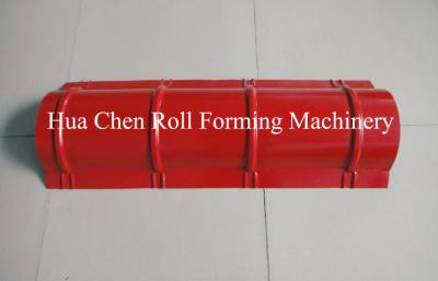 China 400mm 45# Steel Ridge Cap Roll Forming Machine Roof Tile Roll Forming Machine for sale