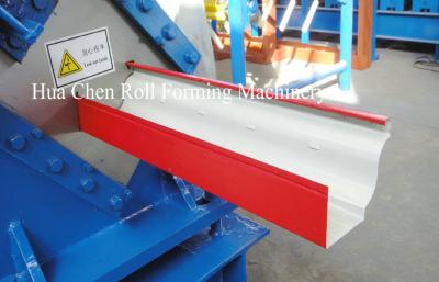 China Most Popular color sheet steel metal Rain Gutter roof roll forming machine for sale
